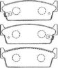 NISSA 4406071L85 Brake Pad Set, disc brake